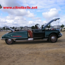 SAI 1619 - Citroën DS 19 cabriolet ouvert , conducteur et 2 passagers Collection routes de France SAI 1619 : SAI Collections : modèles réduits véhicules cyclisme cirques trains 1/87ème