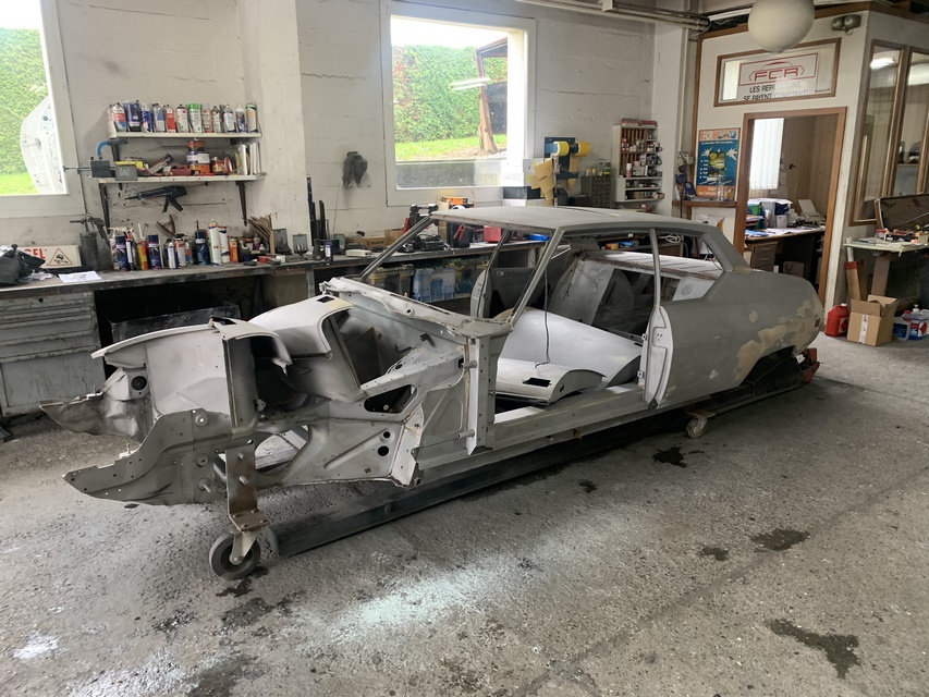 SM USA DE BERVERLY HILLS TOIT OUVRANT ELECTRIQUE. ÉPAVE RESTAURATION INTÉGRALE
