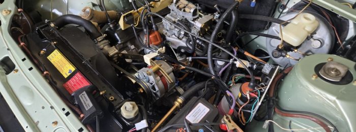MA PEUGEOT 505 SR 1983 11240 KIL. POSE DE LA CLIMATISATION RESTAURATION MECANIQUE 04.